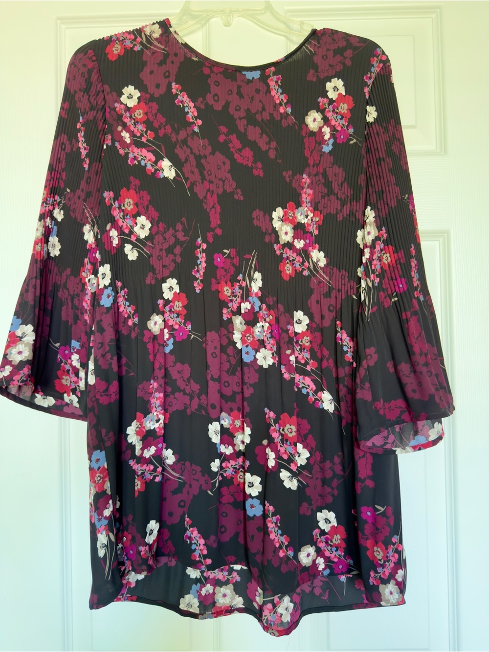 J. Jill Fancy Floral Pleated Tunic
